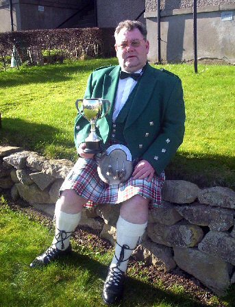 Allan with his trophy