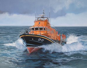 Buckie Lifeboat Painting