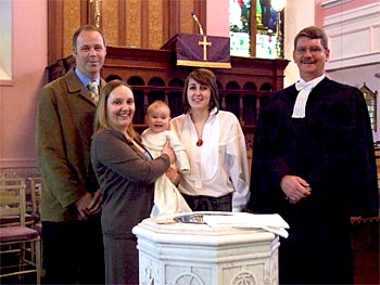 Christening of Zoe Campbell