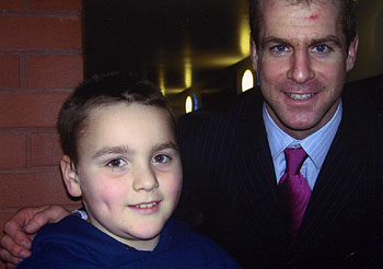 Russell with Chris Paterson