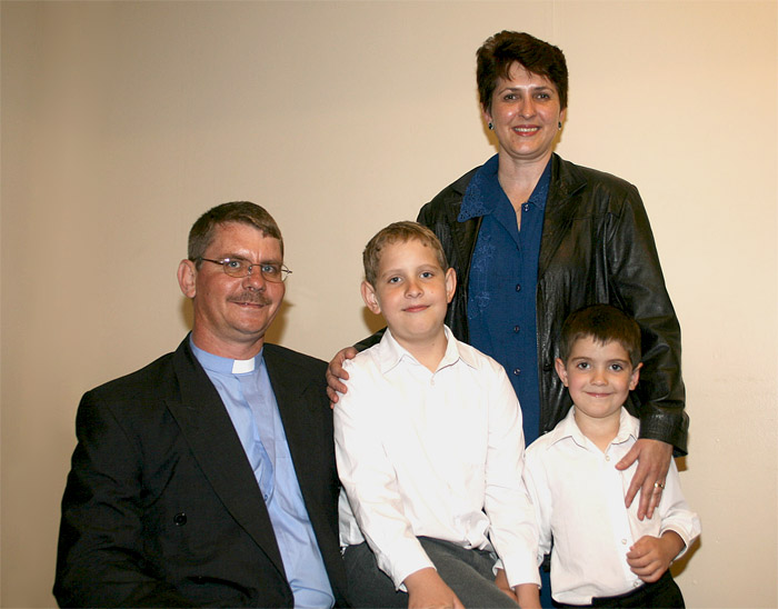 Rev van Sittert and Family