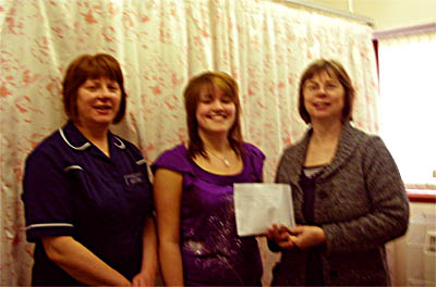 Receiving the donation