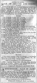 Banffshire Journal Advertisement