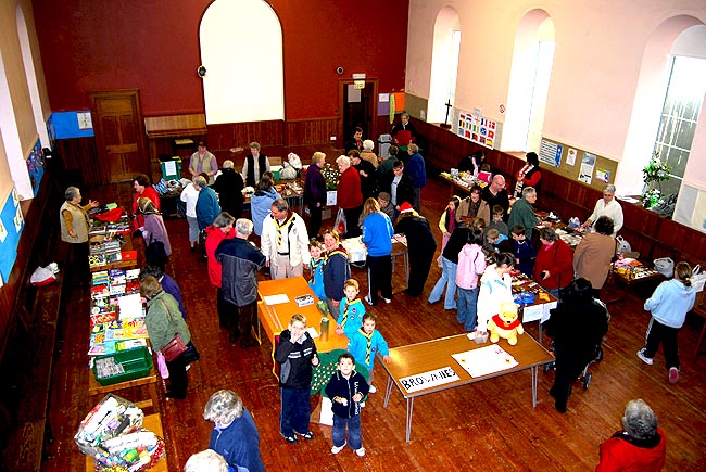 Stalls at Church Bazaar