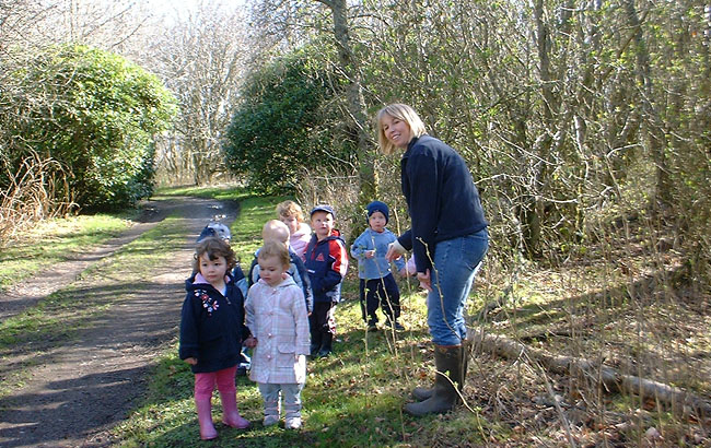 Kids on the Sponsored Walk