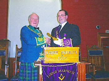 Installation of Mark McGregor