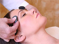 Facial stone treatment