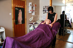 Salon treatment room