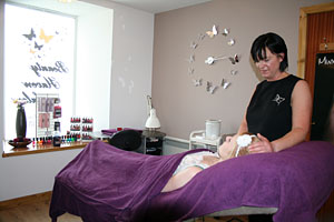 Salon treatment room