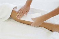 Leg waxing