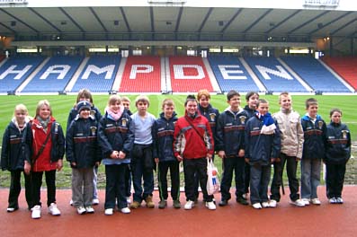 Lined up at Hampden