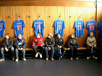 Changing room at Ibrox