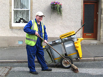 Derek at his day job