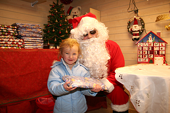 Rhyleigh with Santa