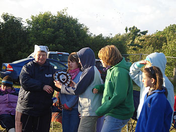 Cornhill Guides receive the shield