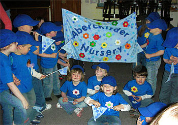 Showing thier colours