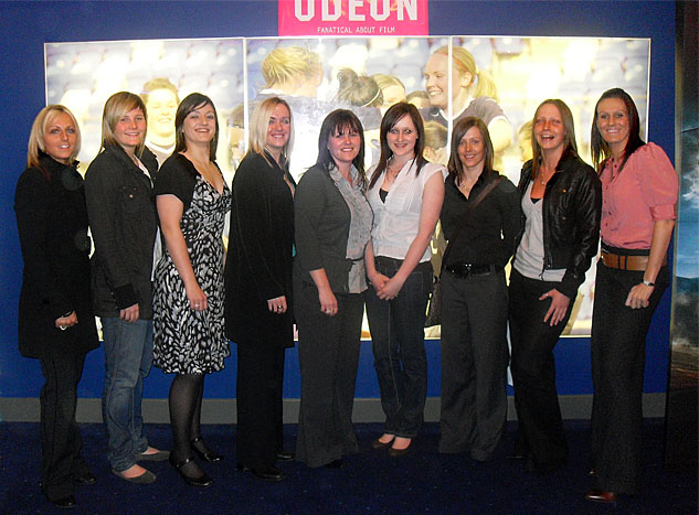 Amanda & Sarah with other representatives
