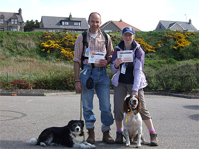 Richard & Fiona with certificates