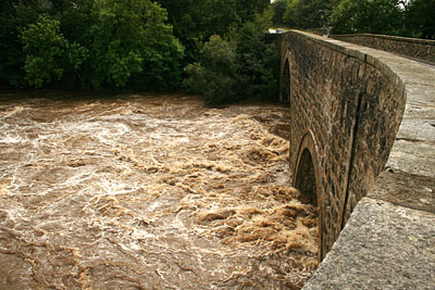 Deveron in flood