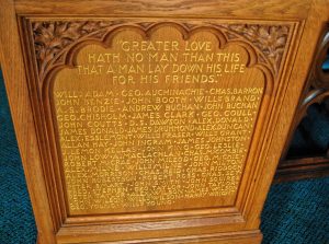 Old Marnoch World War One Memorial