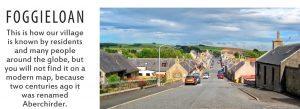 Foggieloan - the village of Aberchirder, Aberdeenshire Scotland