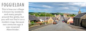 Foggieloan - village of Aberchirder Aberdeenshire Scotland