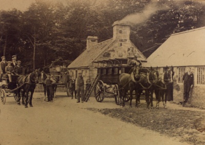 Horse Bus At Auchintoul