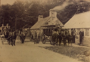 Horse Bus At Auchintoul