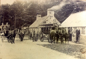 Horse Bus At Auchintoul