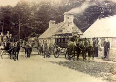 Horse Bus At Auchintoul